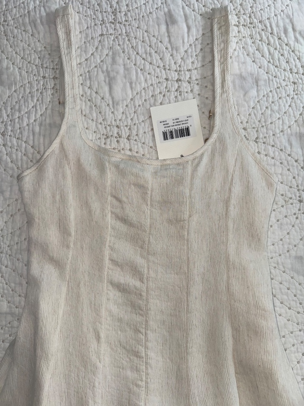 Dissh Canne Cream Midi Dress. Size 10. NWT - Picture 7 of 8